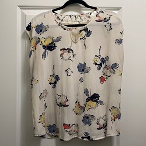 Maurices Floral Keyhole Top